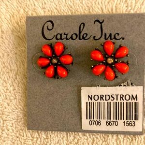 NWT-PRICE REDUCEDvintage-flower earrings from Nordstrom’s.